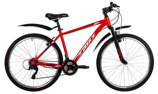 Велосипед FOXX 27.5" AZTEC красный, сталь, размер 16"                                                                                                                                                                                                     
