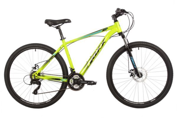 Велосипед FOXX 27.5" AZTEC D зеленый, сталь, размер 20"                                                                                                                                                                                                   