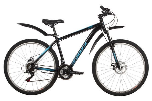 Велосипед FOXX 27.5" ATLANTIC D черный, алюминий, размер 18"                                                                                                                                                                                              