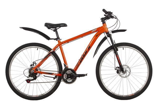 Велосипед FOXX 27.5" ATLANTIC D оранжевый, алюминий, размер 16"                                                                                                                                                                                           
