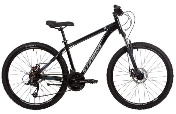 Велосипед STINGER 26" ELEMENT STD SE черный, алюминий, размер 16"                                                                                                                                                                                         
