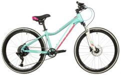 Велосипед STINGER 24" FIONA STD зеленый, алюминий, размер 12"                                                                                                                                                                                             