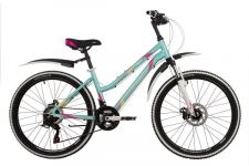 Велосипед STINGER 24" LAGUNA D зеленый, алюминий, размер 14"                                                                                                                                                                                              
