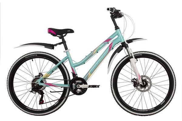 Велосипед STINGER 24" LAGUNA D зеленый, алюминий, размер 14"                                                                                                                                                                                              