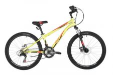 Велосипед NOVATRACK 24" ACTION зеленый,  стальная рама 12", 18 скор., Shimano TZ500/RS35, дисковый т                                                                                                                                                      