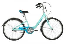 Велосипед NOVATRACK 24" ANCONA алюм.рама 12", зелёный, 3-скор, Shimano NEXUS, пер.торм. V-brake                                                                                                                                                           