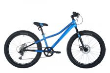 Велосипед NOVATRACK 24" DOZER  STD синий,  сталь. рама 12", 6 скор., Shimano TY21/Microshift TS38, д                                                                                                                                                      