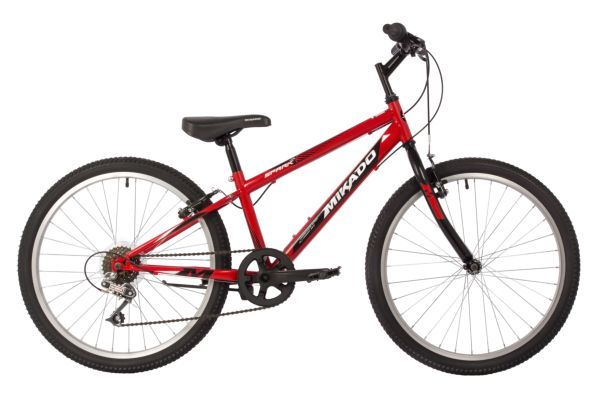 Велосипед MIKADO 24" SPARK JR красный, сталь, размер 12"                                                                                                                                                                                                  