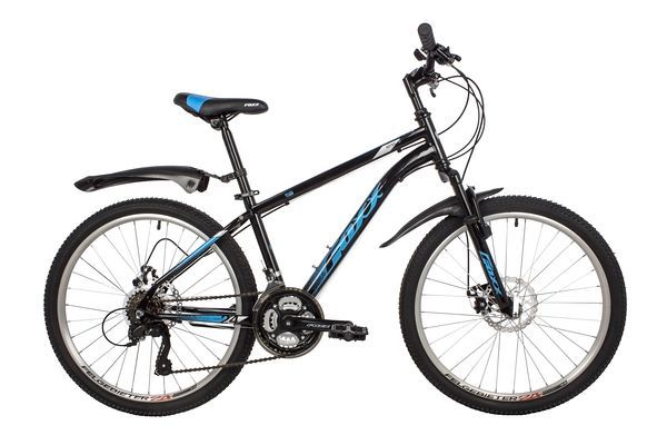 Велосипед FOXX 24" AZTEC D синий, сталь, размер 12"                                                                                                                                                                                                       