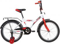 Велосипед NOVATRACK 20" ASTRA белый, тормоз нож, крылья, багажник, защита А-тип                                                                                                                                                                           