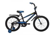Велосипед NOVATRACK 20" DODGER алюм.,чёрный, тормоз нож, короткие крылья, защита цепи А-тип                                                                                                                                                               
