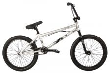 Велосипед NOVATRACK 20" BMX PSYCHO серебристый, сталь , гироротор, рама 10"                                                                                                                                                                               