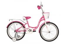 Велосипед NOVATRACK 20", BUTTERFLY, розовый, тормоз ножной, крылья и багажник                                                                                                                                                                             