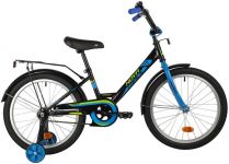 Велосипед NOVATRACK 20" FOREST черный, сталь, тормоз нож, крылья, багажник                                                                                                                                                                                