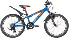 Велосипед NOVATRACK 20" EXTREME, синий, алюм., 7 скор., Shimano/MICROSHIFT V-BRAKE                                                                                                                                                                        