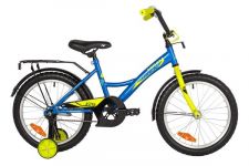 Велосипед NOVATRACK 18" ASTRA синий, тормоз нож, крылья, багажник, защита А-тип                                                                                                                                                                           