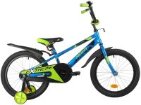 Велосипед NOVATRACK 18" EXTREME синий, сталь, тормоз нож, короткие крылья, полная защ.цепи                                                                                                                                                                