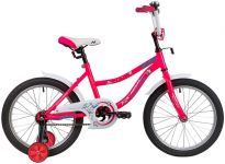 Велосипед NOVATRACK 18" NEPTUNE розовый, тормоз нож, крылья корот, защита А-тип                                                                                                                                                                           