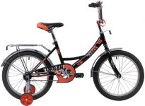 Велосипед NOVATRACK 18" URBAN чёрный, защита А-тип, тормоз нож, крылья и багажник хром                                                                                                                                                                    