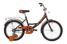 Велосипед NOVATRACK 18" URBAN чёрный, защита А-тип, тормоз нож, крылья и багажник хром                                                                                                                                                                    