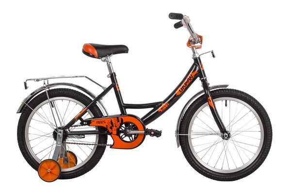 Велосипед NOVATRACK 18" URBAN чёрный, защита А-тип, тормоз нож, крылья и багажник хром                                                                                                                                                                    