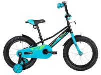 Велосипед NOVATRACK 16" VALIANT черный, полная защита цепи, тормоз нож, короткие крылья                                                                                                                                                                   