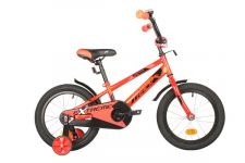 Велосипед NOVATRACK 16" EXTREME красный, сталь, тормоз нож, короткие крылья, полная защ.цепи                                                                                                                                                              