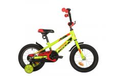Велосипед NOVATRACK 14" EXTREME зеленый, сталь, тормоз нож, короткие крылья, полная защ.цепи                                                                                                                                                              