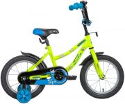 Велосипед NOVATRACK 14" NEPTUNE зеленый, тормоз нож, крылья корот, полная защ.цепи                                                                                                                                                                        