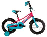 Велосипед NOVATRACK 14" VALIANT фуксия, полная защита цепи,тормоз нож, короткие крылья                                                                                                                                                                    
