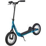 Самокат для детей Novatrack STAMP N2, ручной тормоз V-brake, мягкая накладка на руле, синий                                                                                                                                                               