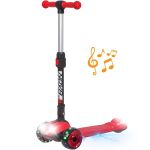 Самокат Novatrack RainBow, для детей, складной механизм на руле, регулировка по высоте с                                                                                                                                                                  