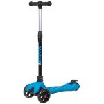 Самокат Novatrack RainBow, для детей, складной, свет.широкие колеса PU пер.135*35  задн.9                                                                                                                                                                 