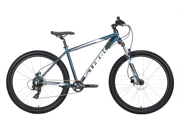 Велосипед Stark'23 Hunter 27.3 HD синий/черный/белый 18"                                                                                                                                                                                                  